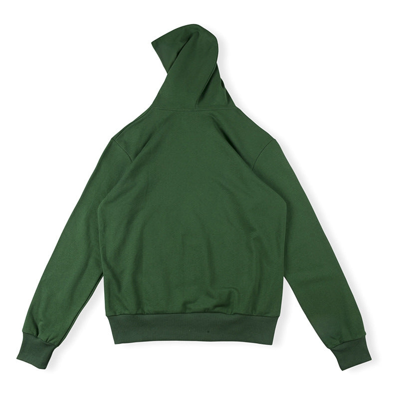 Sp5der Spider Web Print Gothic Punk Hoodie – Green Premium Streetwear Sweatshirt