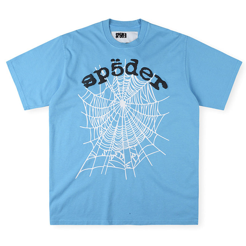 SP5DER OG Web V2 Graphic T-Shirt – Sky Blue