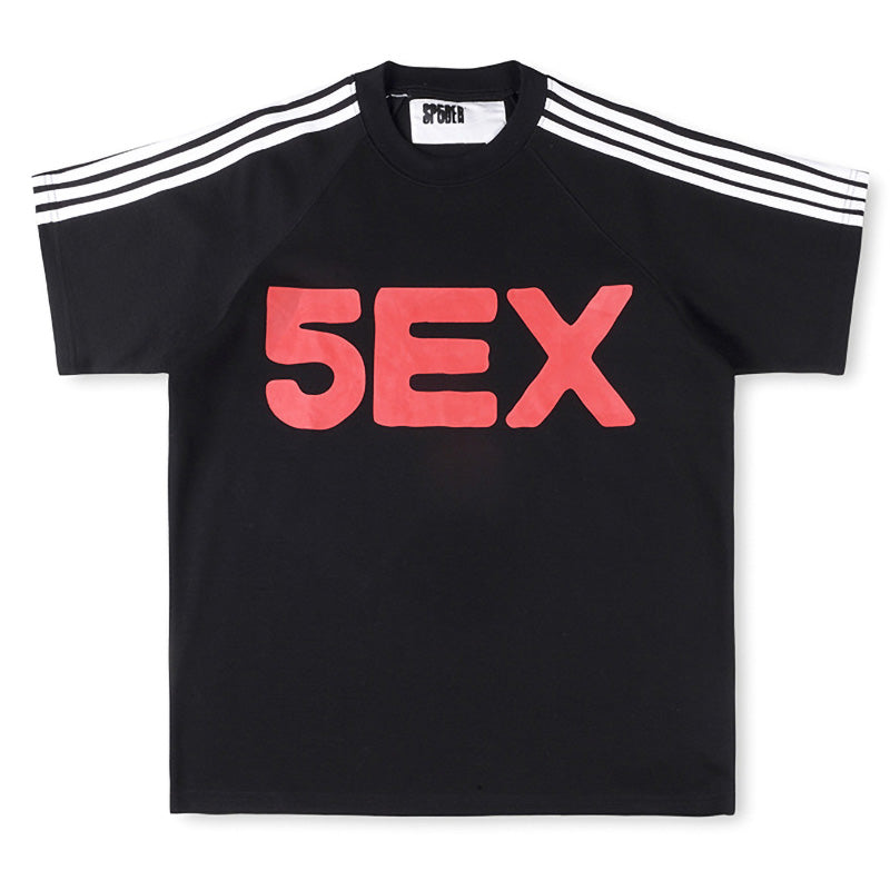 SP5DER 5EX Graphic T-Shirt – Black