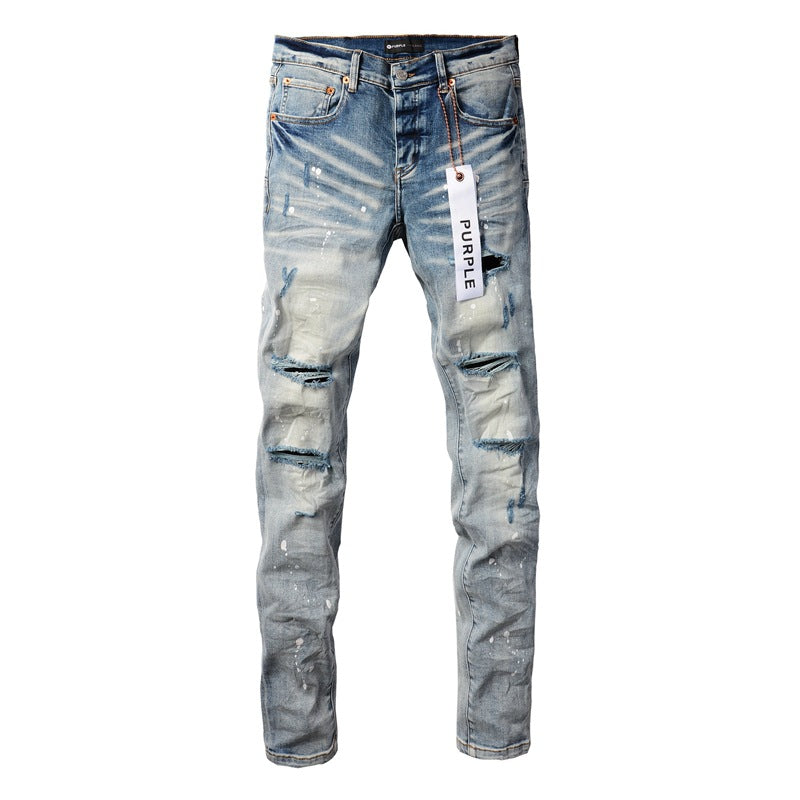Purple Brand Jeans #9003 – Skinny Fit Distressed Denim