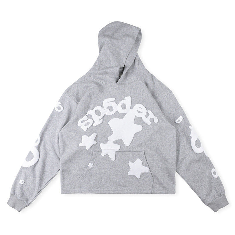 SP5DER Beluga Hoodie – Heather Grey