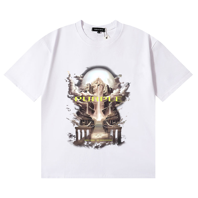 Purple Brand T-Shirt P26 | White & Black