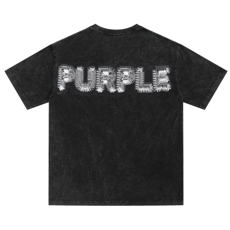 Purple Brand Textured Jersey S/S Tee