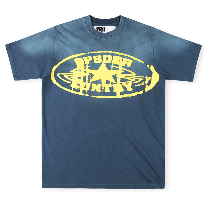 Sp5der Cross Country Slub Tee – Premium Streetwear Graphic Tee