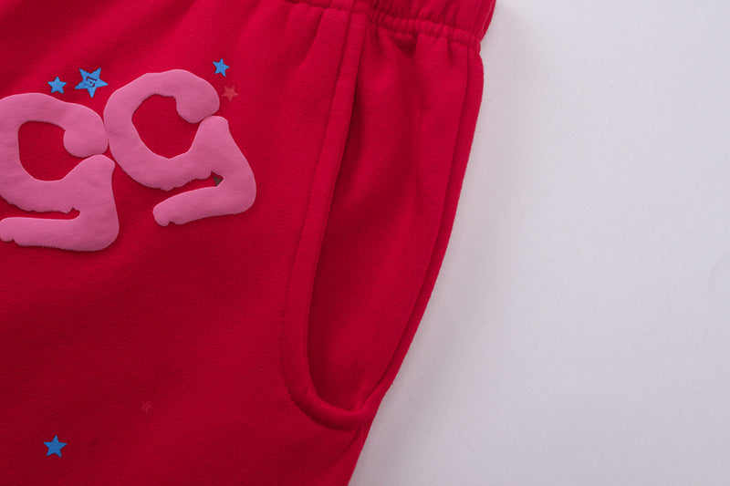 Sp5der 555 Young Thug Jogger Pants – Red