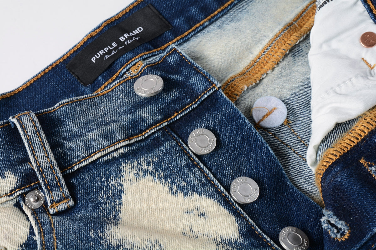 Purple Brand Relaxed Fit Denim Shorts
