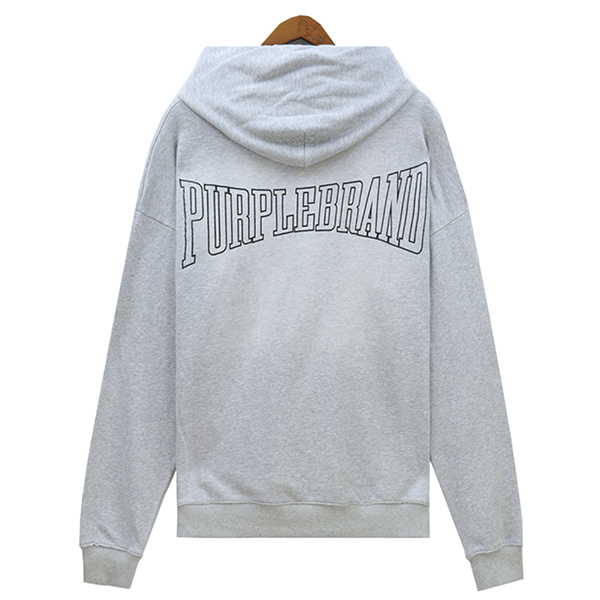 Purple Brand Logo Printed Hoodie