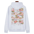 Purple Brand Logo Pattern Hoodie