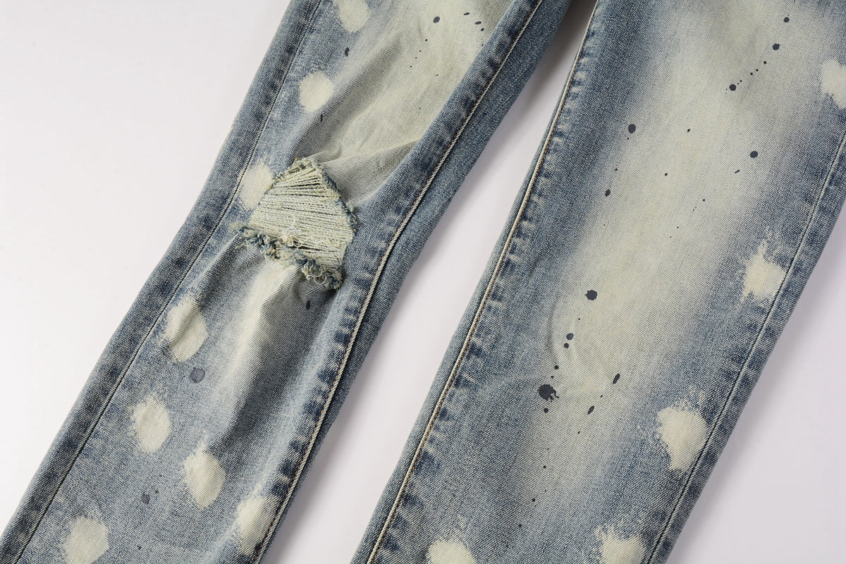Purple Brand Jeans #9092 | Skinny Fit Distressed Denim