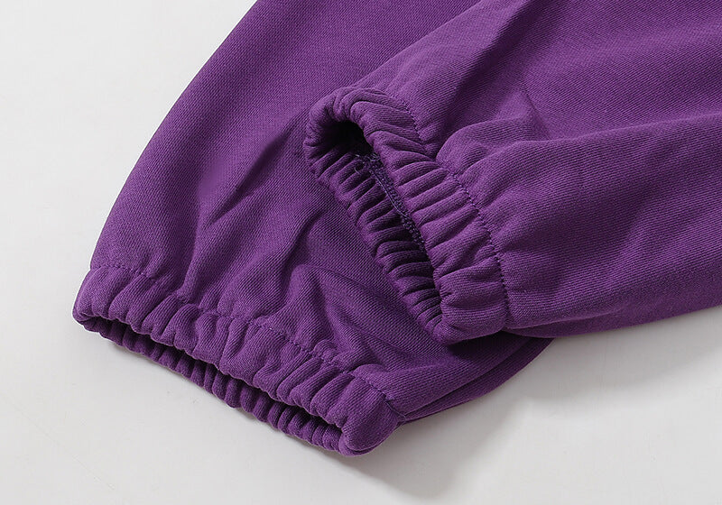 Sp5der Black Foam Printing Pant Purple #8308