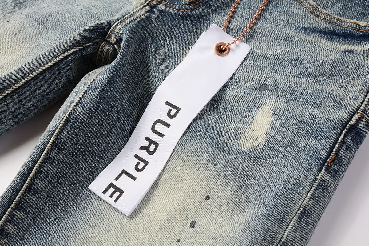 Purple Brand Jeans #9092 | Skinny Fit Distressed Denim
