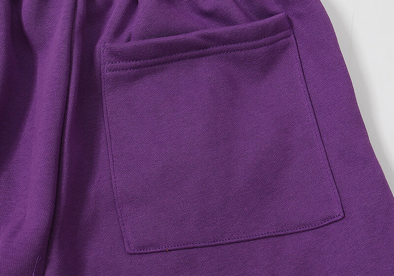 Sp5der Black Foam Printing Pant Purple #8308