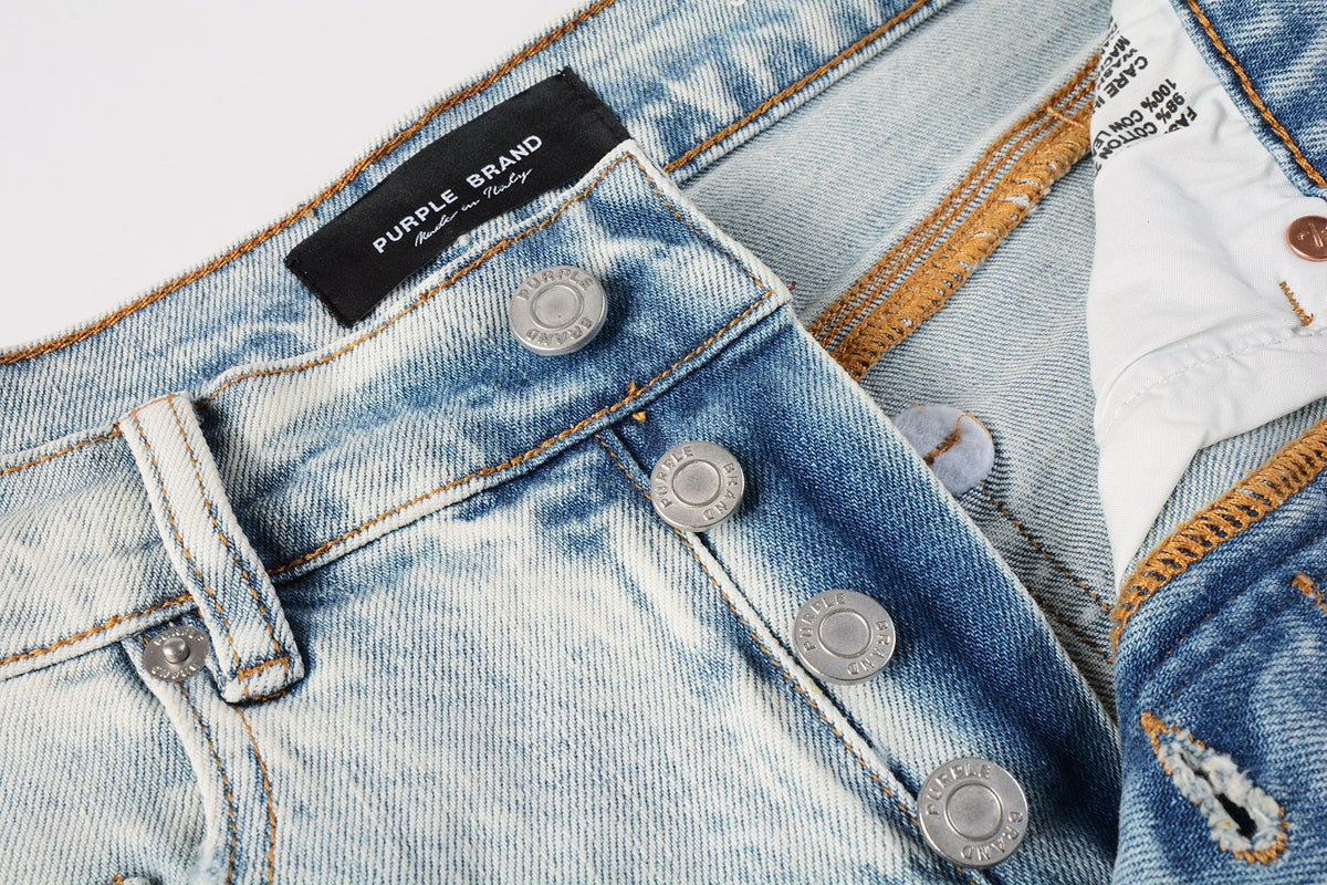 Purple Brand Denim Shorts #5087 – Relaxed Fit Pre-Fall 2024