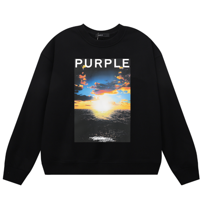 Purple Brand Logo Printed Sweatshirt