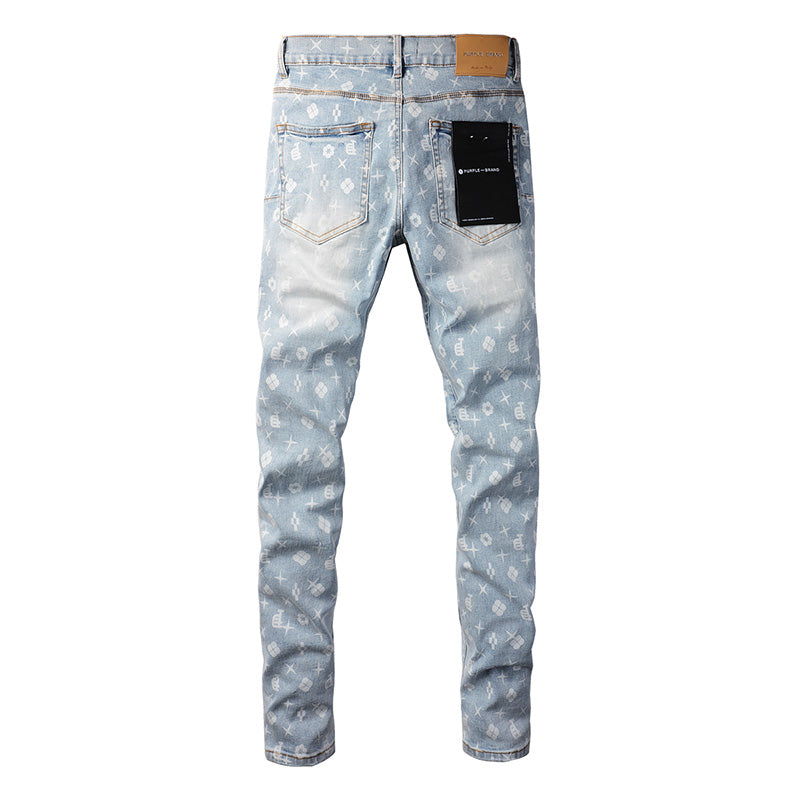 Purple Brand Jeans #9089 – Skinny Fit Distressed Denim