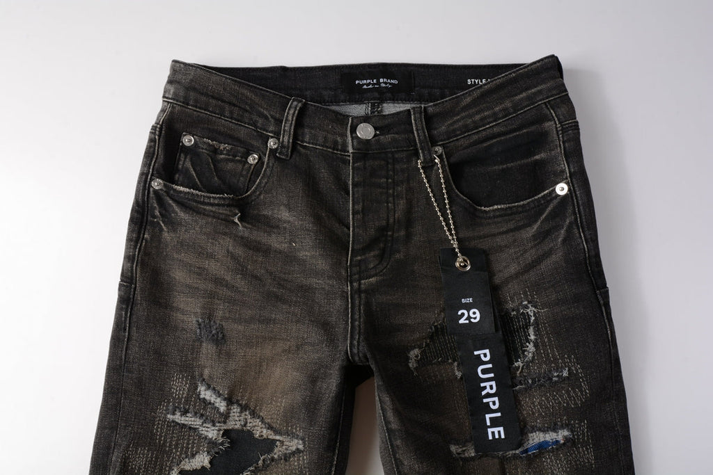 Purple Brand Jeans #9080 – Skinny Fit Distressed Denim