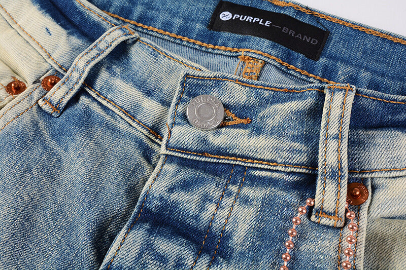 Purple Brand Jeans #9007 | Skinny Fit Scratched Denim