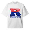Rhude Split Petrol Logo Tee