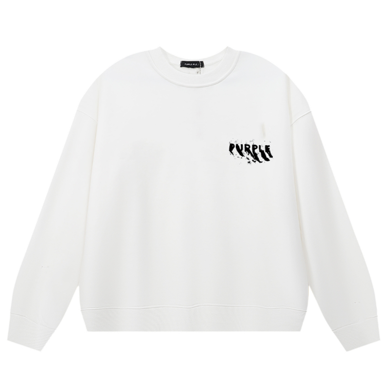 Purple Brand Logo Printed Sweatshirt