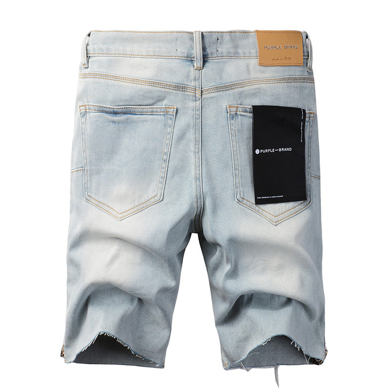 Purple Brand Denim Shorts #5086 | Relaxed Fit Cotton