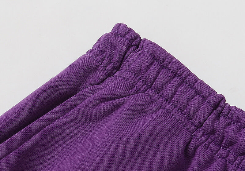 Sp5der Black Foam Printing Pant Purple #8308