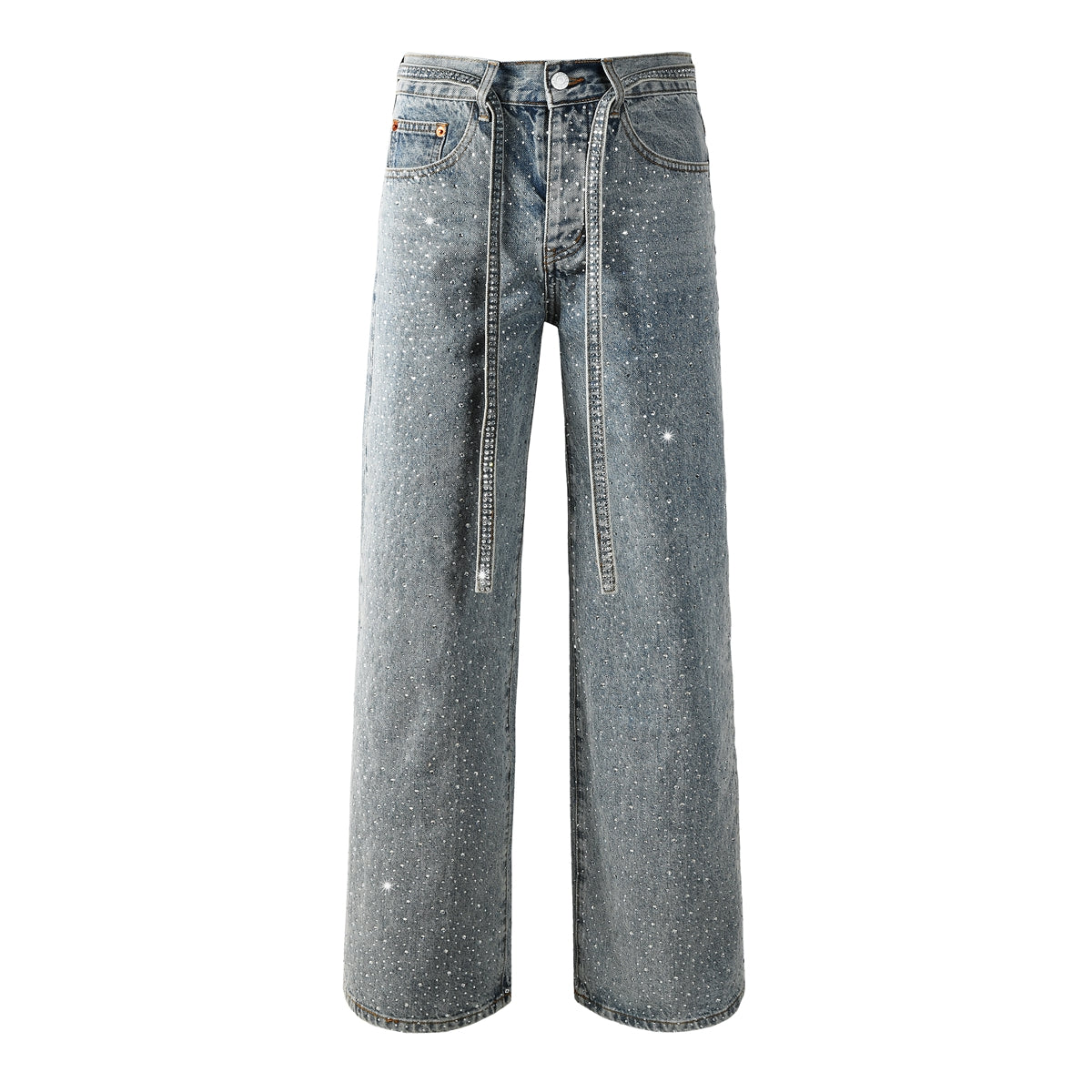 Purple Brand Crystal Diamond Skinny Jeans #9133