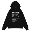 Purple Brand Logo Pattern Hoodie – Premium Streetwear
