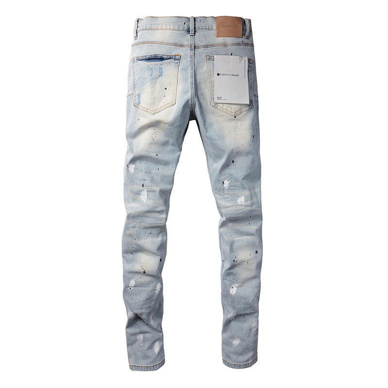Purple Brand Jeans #9006 – Skinny Fit Distressed Denim