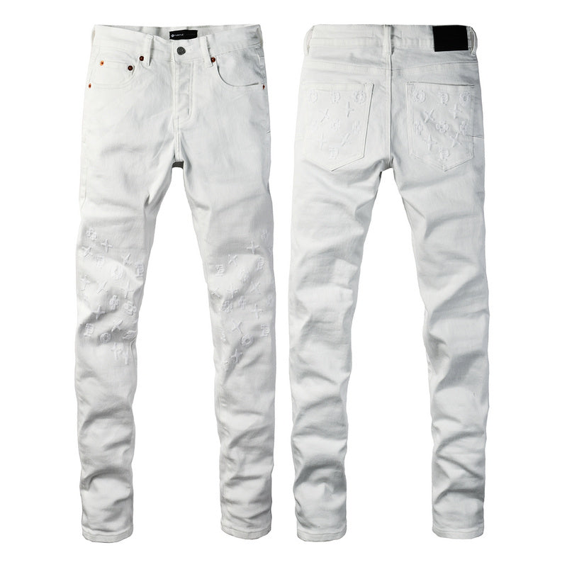 Purple Brand Skinny Jeans #9113 – Scratched Denim