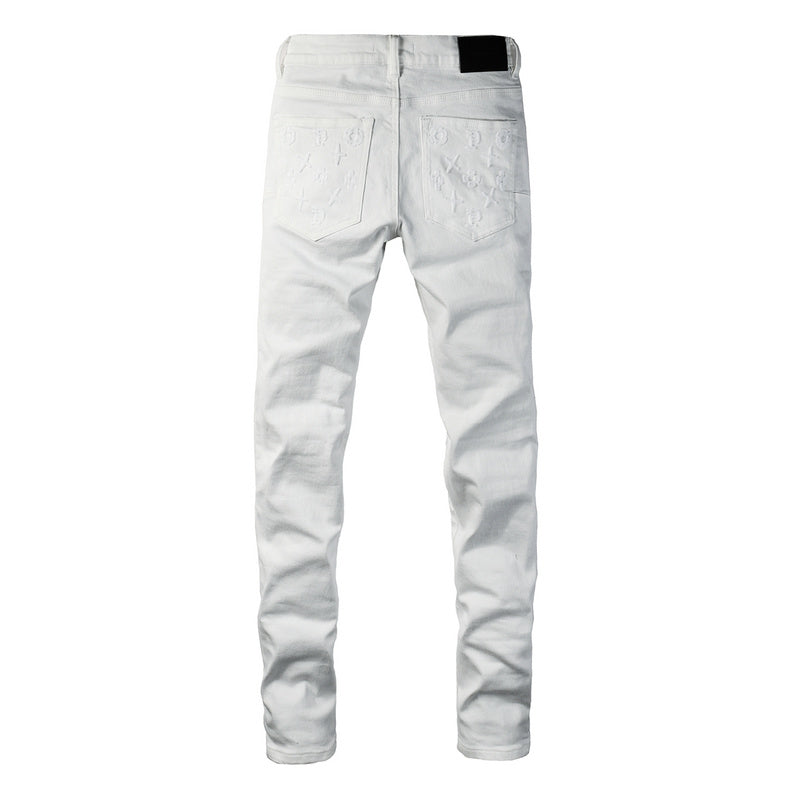 Purple Brand Skinny Jeans #9113 – Scratched Denim