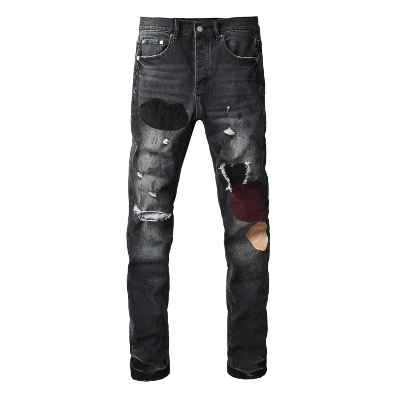 Purple Brand Crystal Diamond Skinny Jeans #PU9135