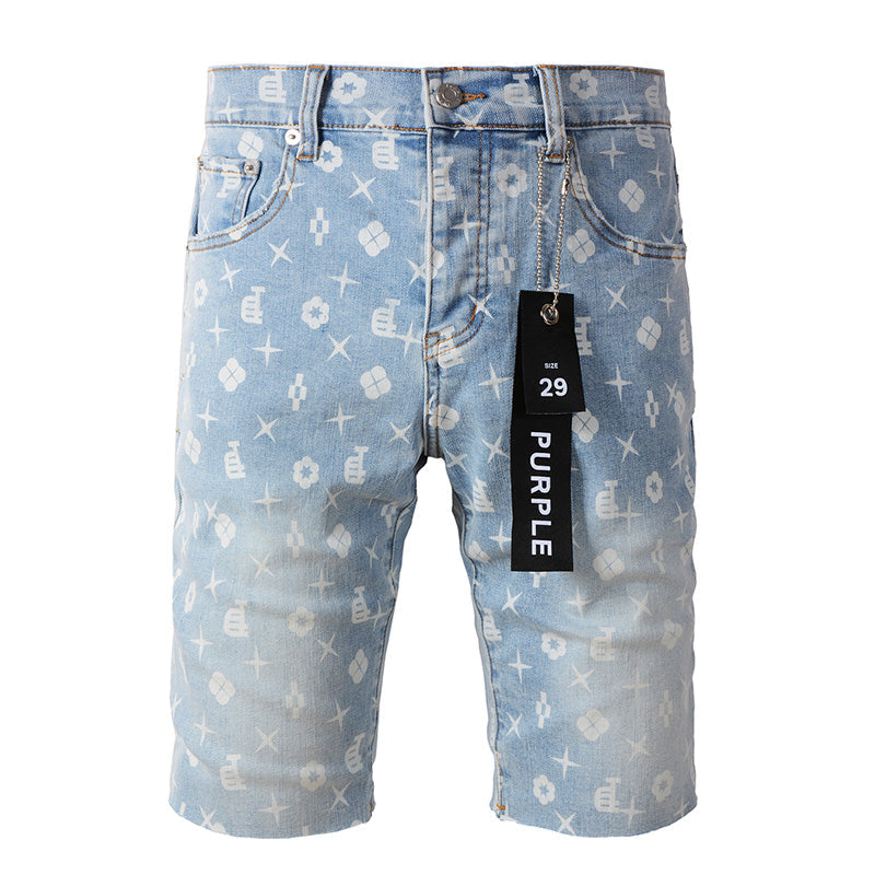 Purple Brand Denim Shorts #5089 | Relaxed Fit Cotton