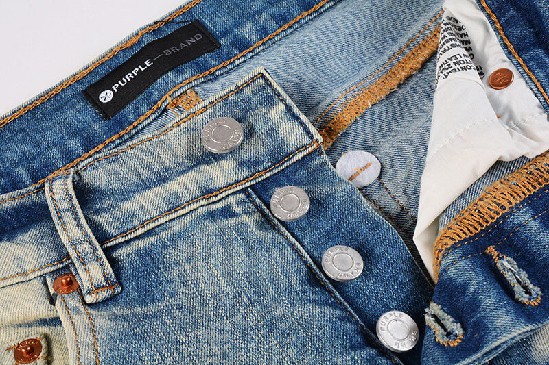 Purple Brand Jeans #9007 | Skinny Fit Scratched Denim