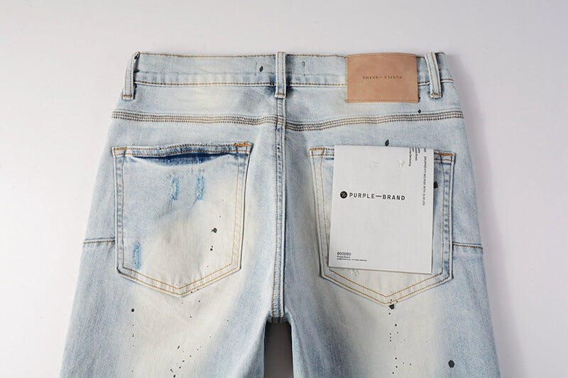 Purple Brand Jeans #9006 – Skinny Fit Distressed Denim