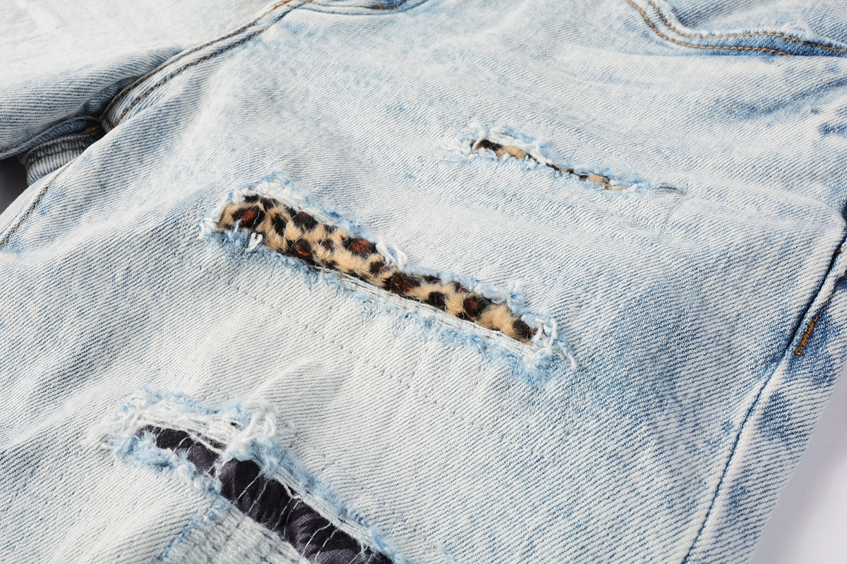 Purple Brand Denim Shorts #5087 – Relaxed Fit Pre-Fall 2024
