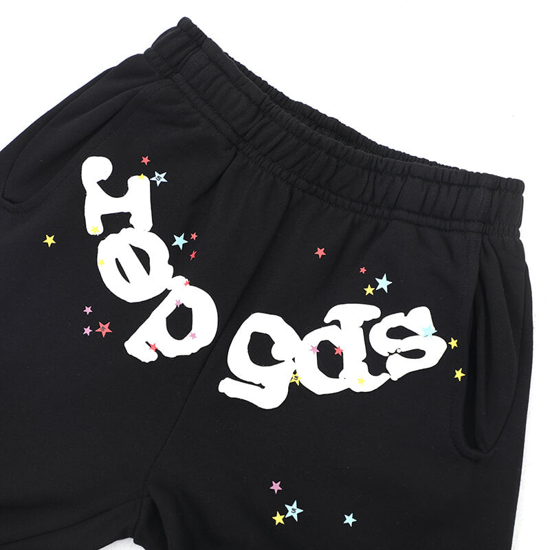 Sp5der Classic Flame Logo Graffiti Pant – Grey