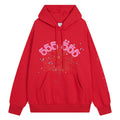 Sp5der 555555 Angel Number Hoodie – Red Premium Streetwear Sweatshirt