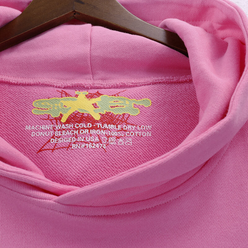 Sp5der Atlanta Hoodie – Pink Premium Streetwear Sweatshirt