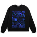Purple Brand Logo Printed Sweatshirt