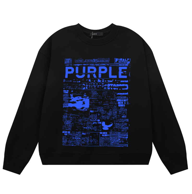 Purple Brand Logo Printed Sweatshirt