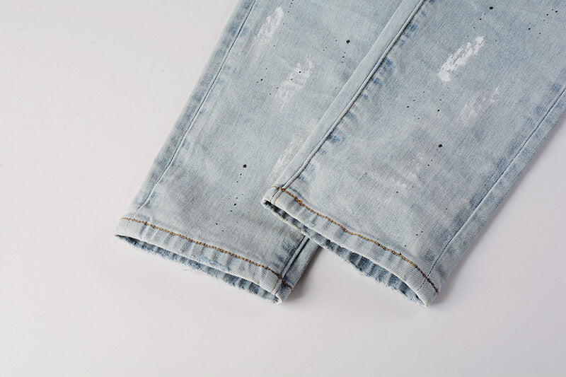 Purple Brand Jeans #9006 – Skinny Fit Distressed Denim