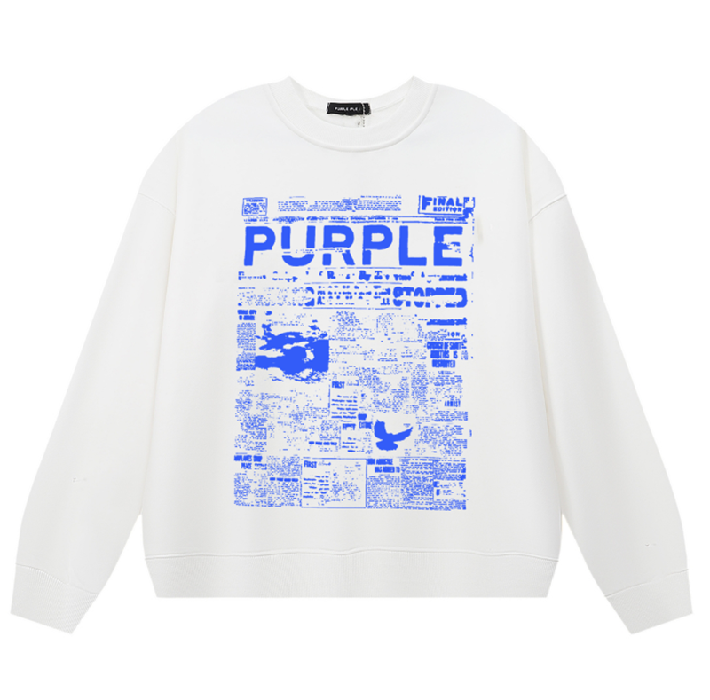 Purple Brand Logo Printed Sweatshirt