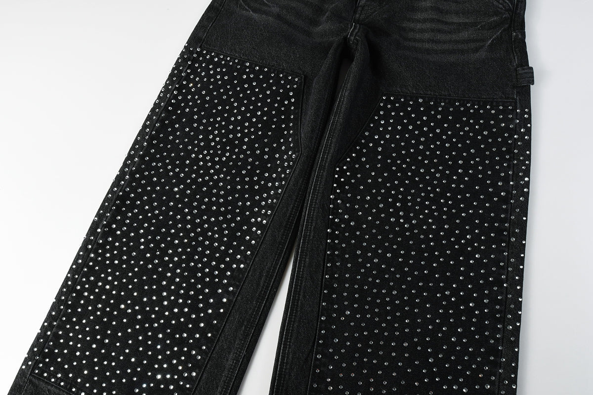 Purple Brand Crystal Diamond Skinny Jeans #PU104