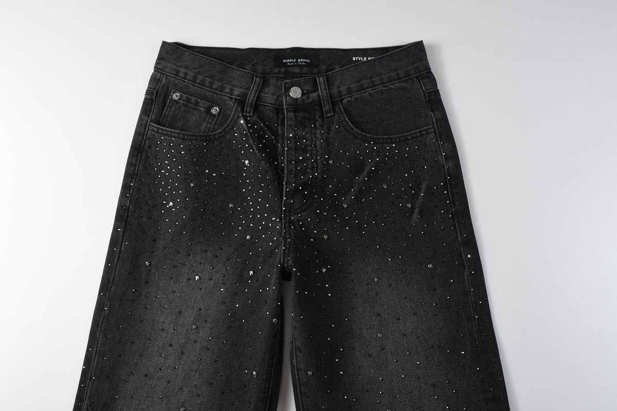 Purple Brand Crystal Diamond Skinny Jeans #PU105