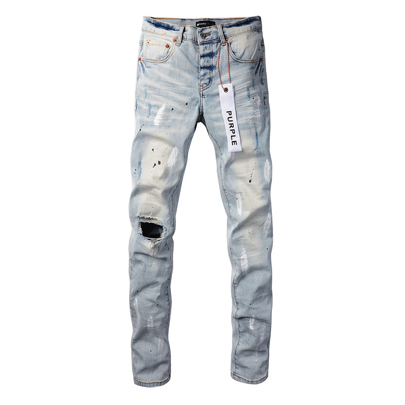Purple Brand Jeans #9006 – Skinny Fit Distressed Denim